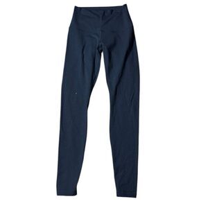 Lululemon women’s black full length textured design fold down leggings